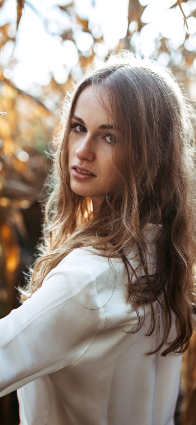 Women Model, Brunette, Brown Eyes, 1125x2436
