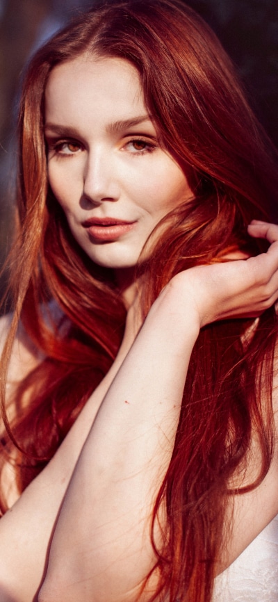 Women Model, Redhead, 1125x2436