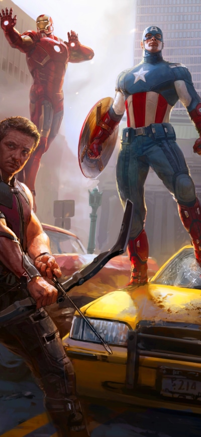 Movie The Avengers, Iron Man, 1125x2436