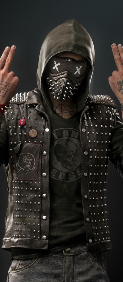Video Game Watch Dogs 2, Wrench (Watch Dogs), 1080x2460