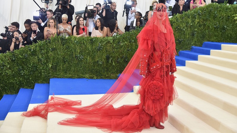 Katy Perry, Met Gala 2017, dress, red carpet