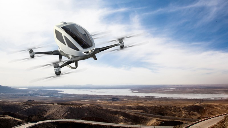 Ehang 184, aerial vehicle, best drones, review