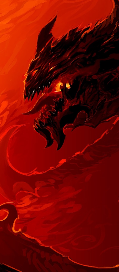 Fantasy Dragon, 1080x2460