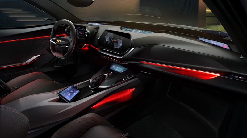Chevrolet FNR-X, crossover, Shanghai Auto Show 2017, interior