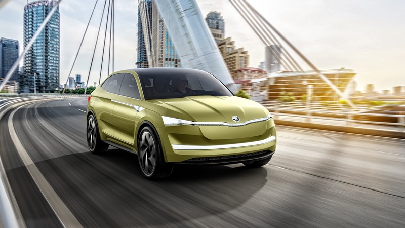 Skoda Vision E, electric car, Shanghai Auto Show 2017, concept
