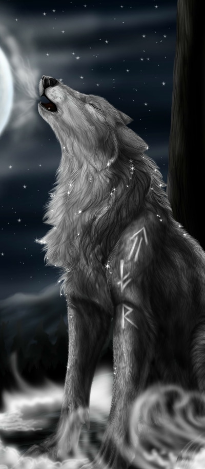 Animal Wolf, 1080x2460