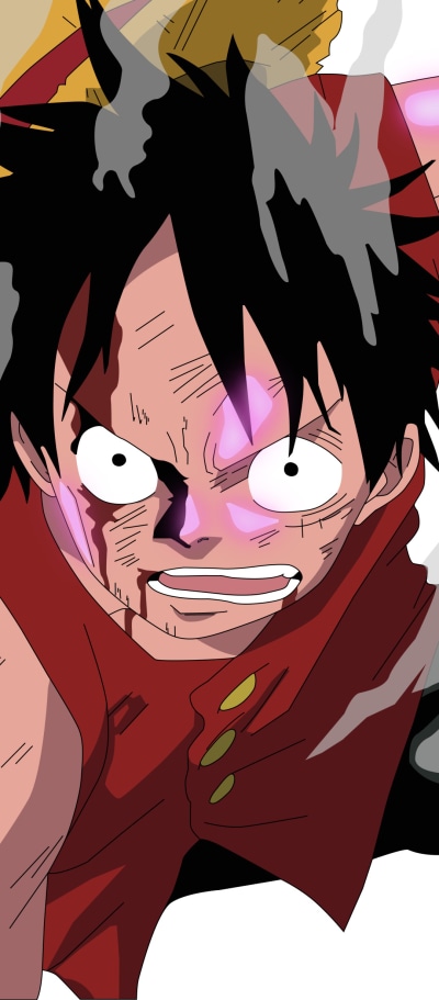 Anime One Piece, Monkey D. Luffy, 1080x2460