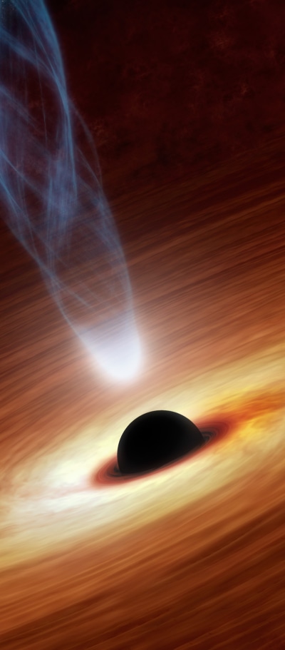 Sci Fi Black Hole, Space, 1080x2460