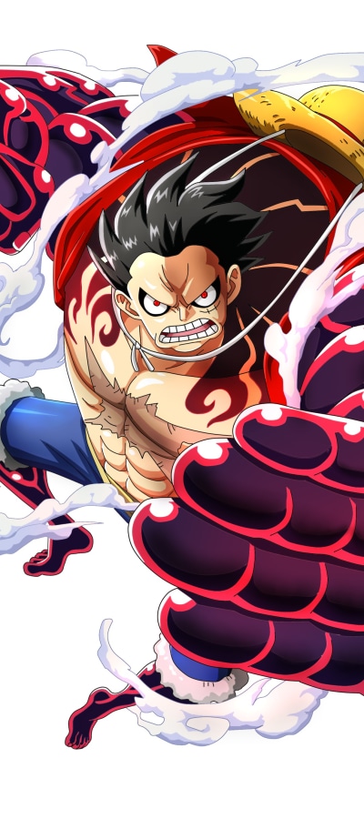 Anime One Piece, Monkey D. Luffy, 1080x2460