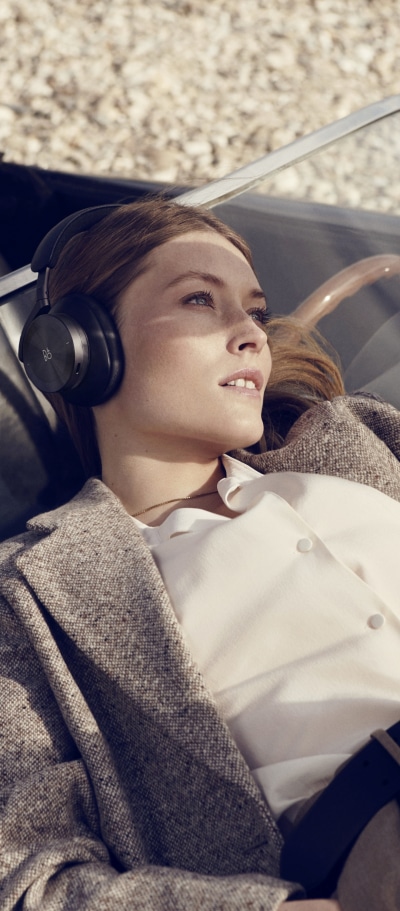 Women Model, Redhead, Headphones, 1080x2460