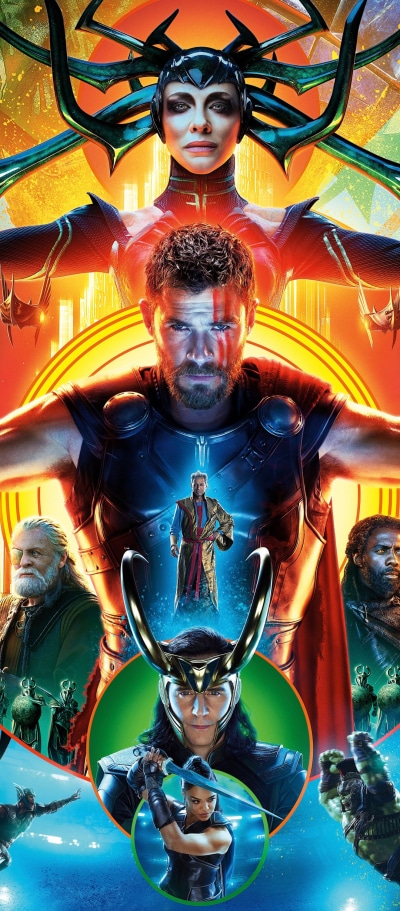 Movie Thor: Ragnarok, Thor, Chris Hemsworth, Cate Blanchett, Loki (Marvel Comics), Hela (Marvel Comics), 1080x2460