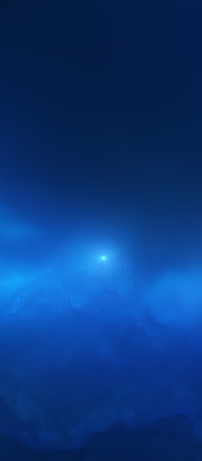 Sci Fi Nebula, Cosmos, Space, Blue, 1080x2460