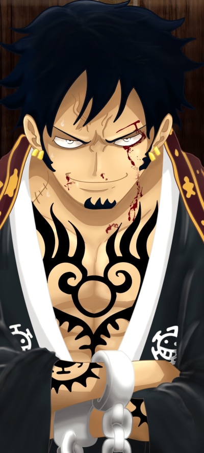 Anime One Piece, Trafalgar Law, 1080x2400