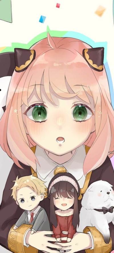 Anime Spy x Family, Anya Forger, 1080x2400