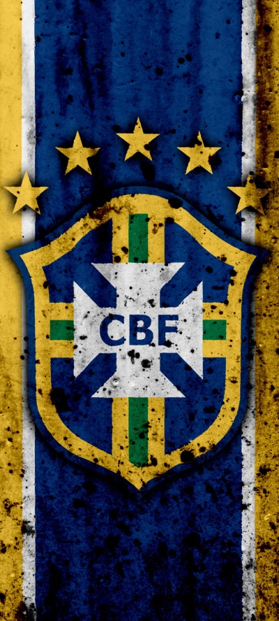 Sports Brazil National Football Team, Brazil, Emblem, Soccer, Logo, 1080x2400
