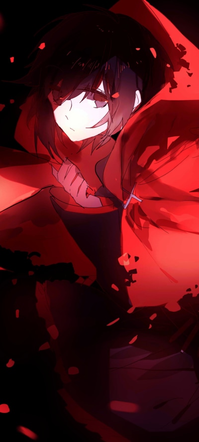 Anime RWBY, Ruby Rose (RWBY), 1080x2400