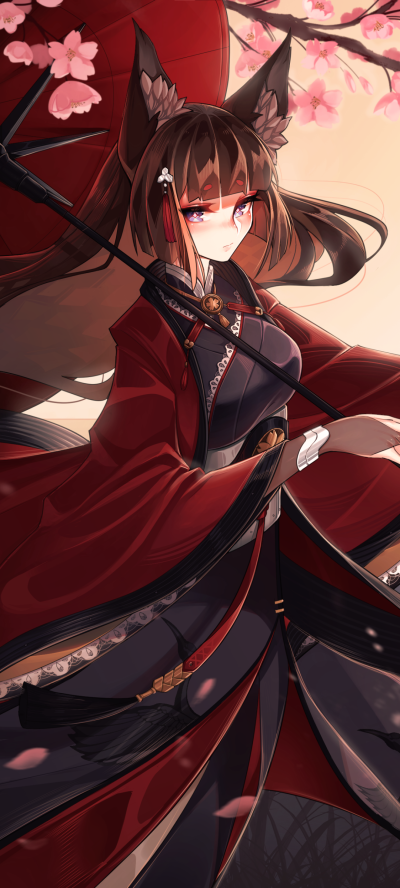 Anime Azur Lane, Amagi (Azur Lane), 1080x2400