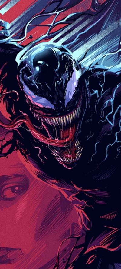 Movie Venom, Eddie Brock, Symbiote, Antihero, 1080x2400