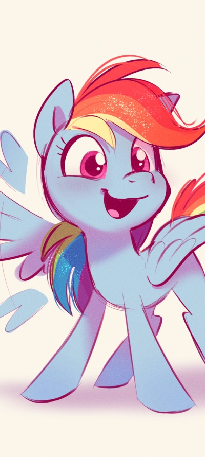 TV Show My Little Pony: Friendship is Magic, Rainbow Dash, 1080x2400