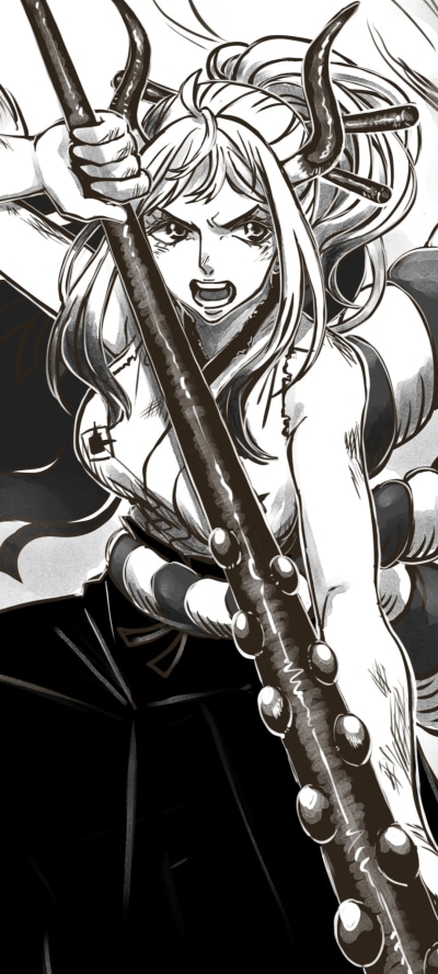 Anime One Piece, Yamato (One Piece), 1080x2400