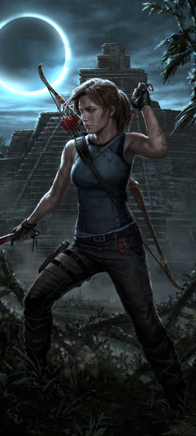 Video Game Shadow of the Tomb Raider, 1080x2400