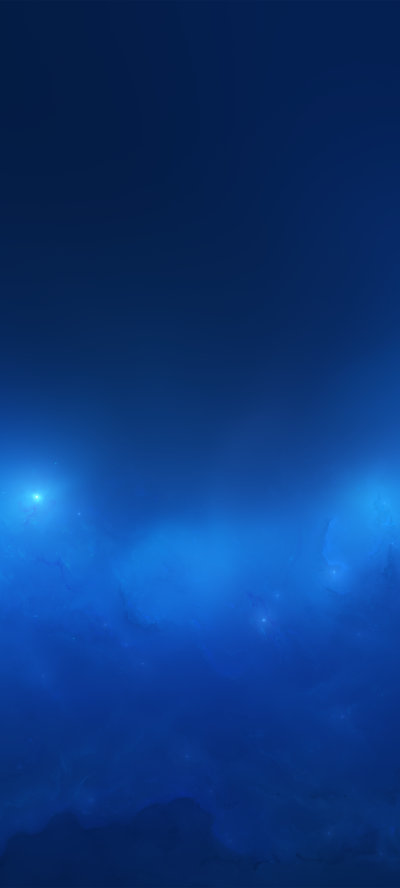 Sci Fi Nebula, Stars, Space, Cosmos, Blue, 1080x2400