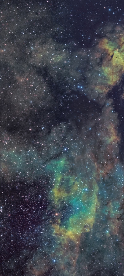 Sci Fi Nebula, Stars, Space, 1080x2400