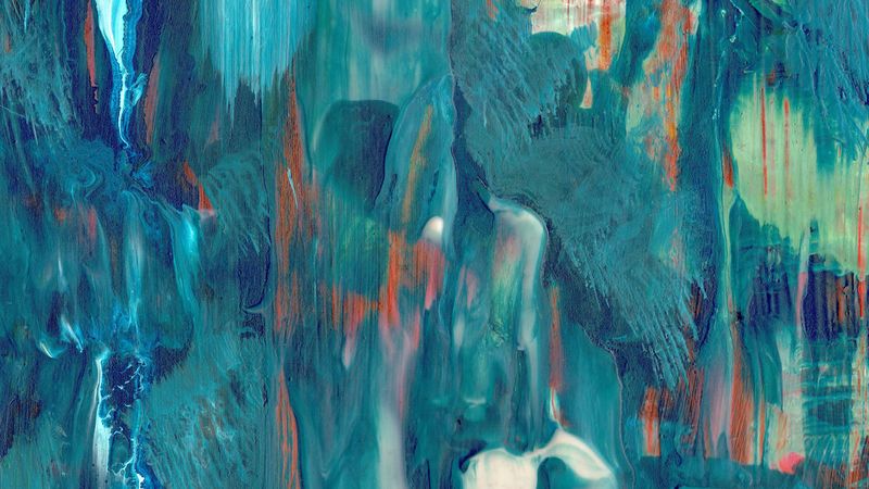 paint, stains, blurred, abstraction, 4k