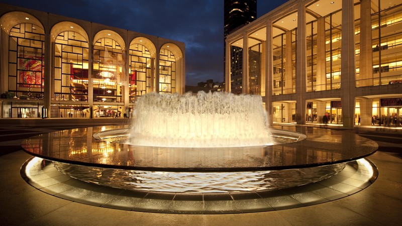 Lincoln Center for the Performing Arts, New York, NY, USA, tourism, travel, fountain