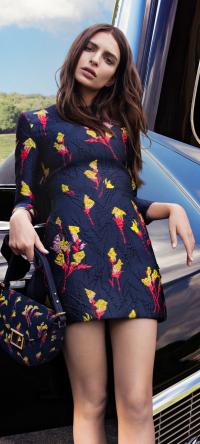 Celebrity Emily Ratajkowski, Car, 1080x2400