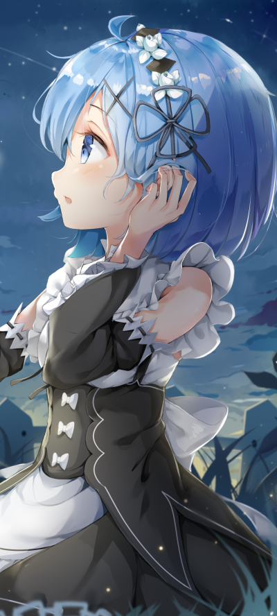 Anime Re:ZERO -Starting Life in Another World-, Rem (Re:ZERO), 1080x2400