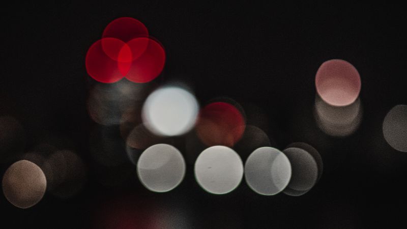 glare, spots, defocus, multi-colored, 4k