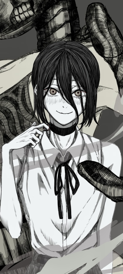 Anime Chainsaw Man, Reze (Chainsaw Man), 1080x2400