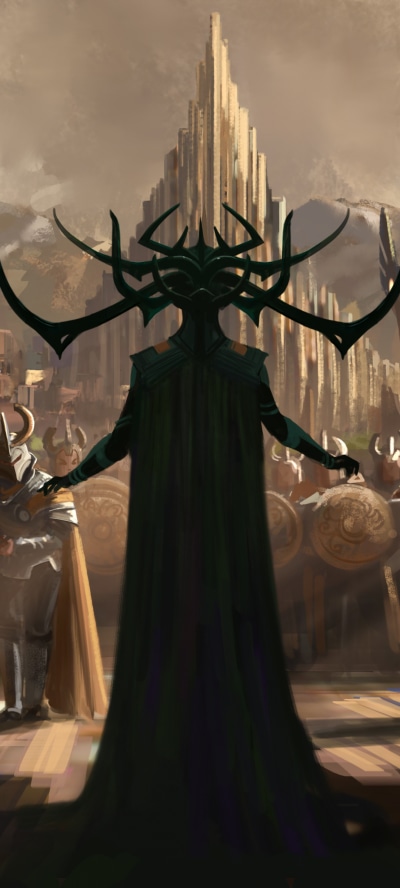 Movie Thor: Ragnarok, Hela (Marvel Comics), 1080x2400