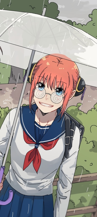 Anime Gintama, Kagura (Gintama), 1080x2400