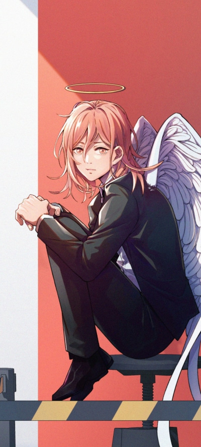 Anime Chainsaw Man, Angel Devil (Chainsaw Man), 1080x2400