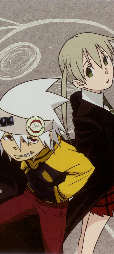 Anime Soul Eater, Black Star (Soul Eater), Death The Kid, 1080x2400