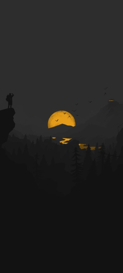 Video Game Firewatch, 1080x2400