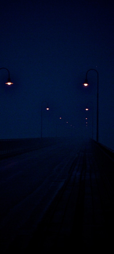 Photography Light, Night, Moon, Road, Bridge, 1080x2400