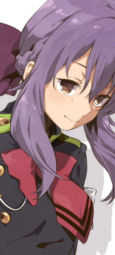 Anime Seraph of the End, Shinoa Hīragi, 1080x2400
