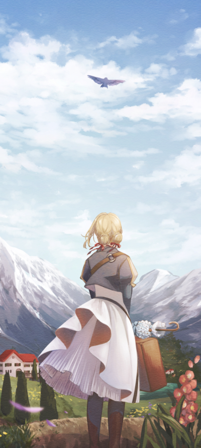 Anime Violet Evergarden, Violet Evergarden (Character), 1080x2400