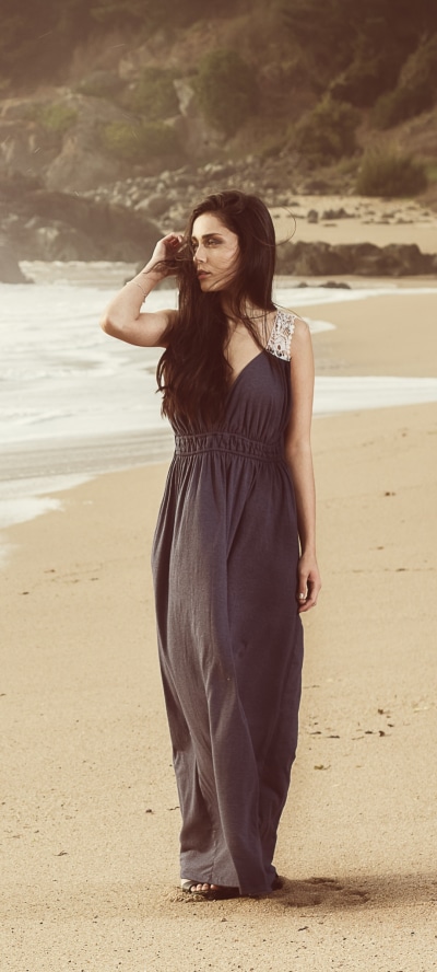 Women Model, Brunette, Beach, Mood, Dress, 1080x2400