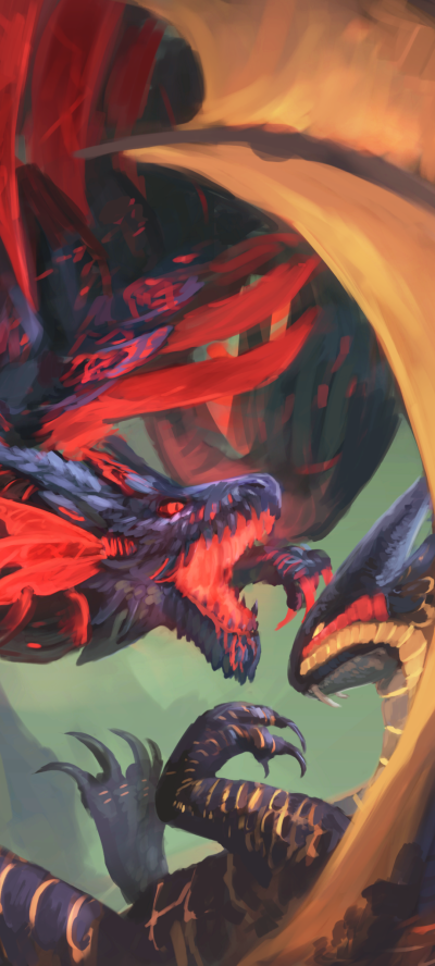 Fantasy Dragon, 1080x2400