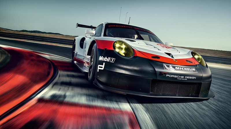 Porsche 911 RSR, sport car, racing