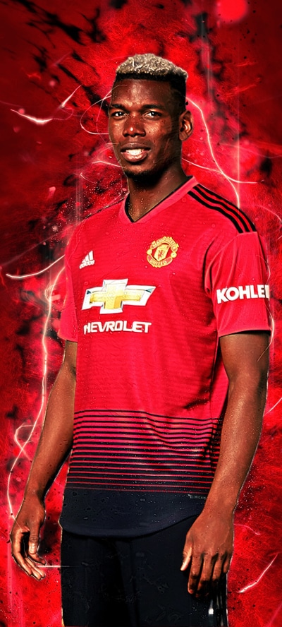 Sports Paul Pogba, French, Soccer, Manchester United F.C., 1080x2400