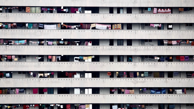 abstract, 4k, building