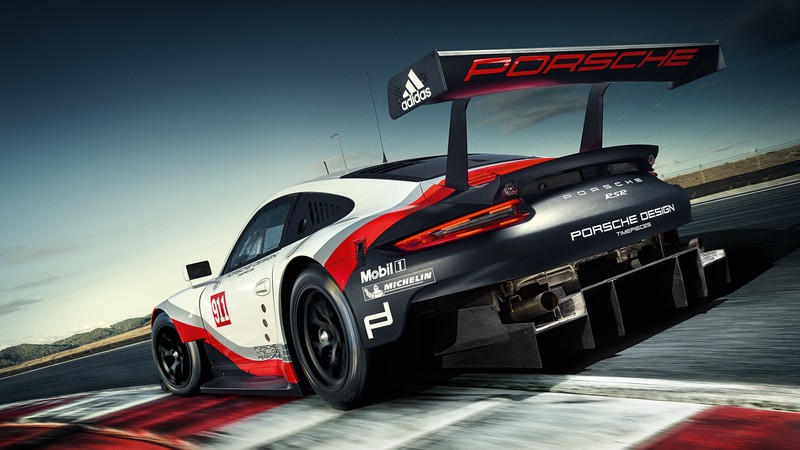 Porsche 911 RSR, sport car, racing