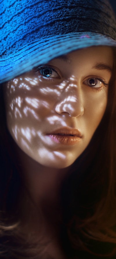 Women Model, Portrait, Victoria Rein, Hat, Face, 1080x2400