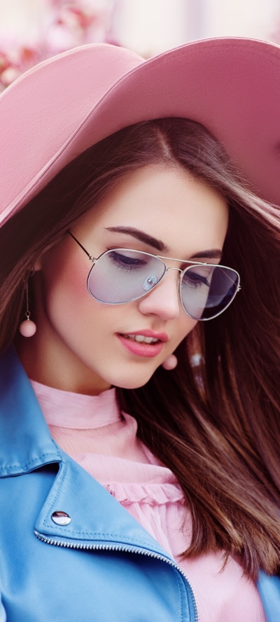 Women Model, Hat, Brunette, Mood, Sunglasses, 1080x2400