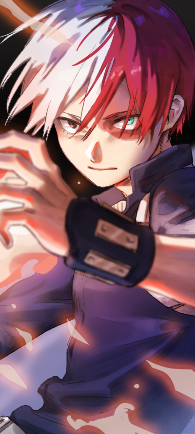 Anime My Hero Academia, Shoto Todoroki, 1080x2400